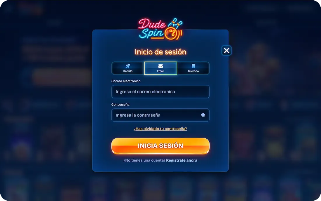 iniciar sesión en el casino dudespin